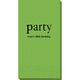 Big Word Party Guest Towels Image 3 of 3